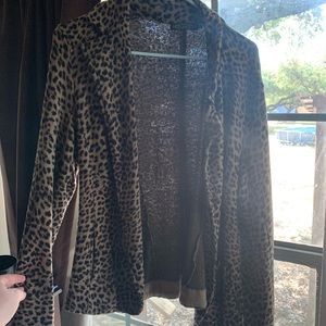 Leopard blazer